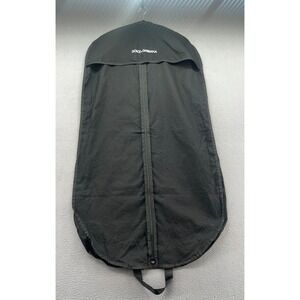 Dolce & Gabbana Black Canvas Garment Bag Suit Cover Travel Carrier Logo